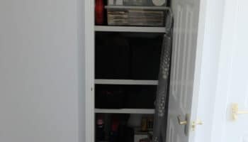Garage Conversion Walk In Cupboard