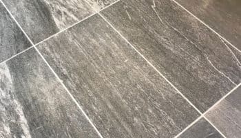 Single Garage Conversion in Radcliffe Tiling