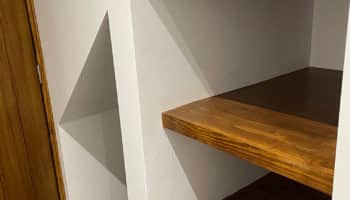 Garage Conversion Shelves