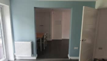 Garage Conversion in Leyland Knockthrough