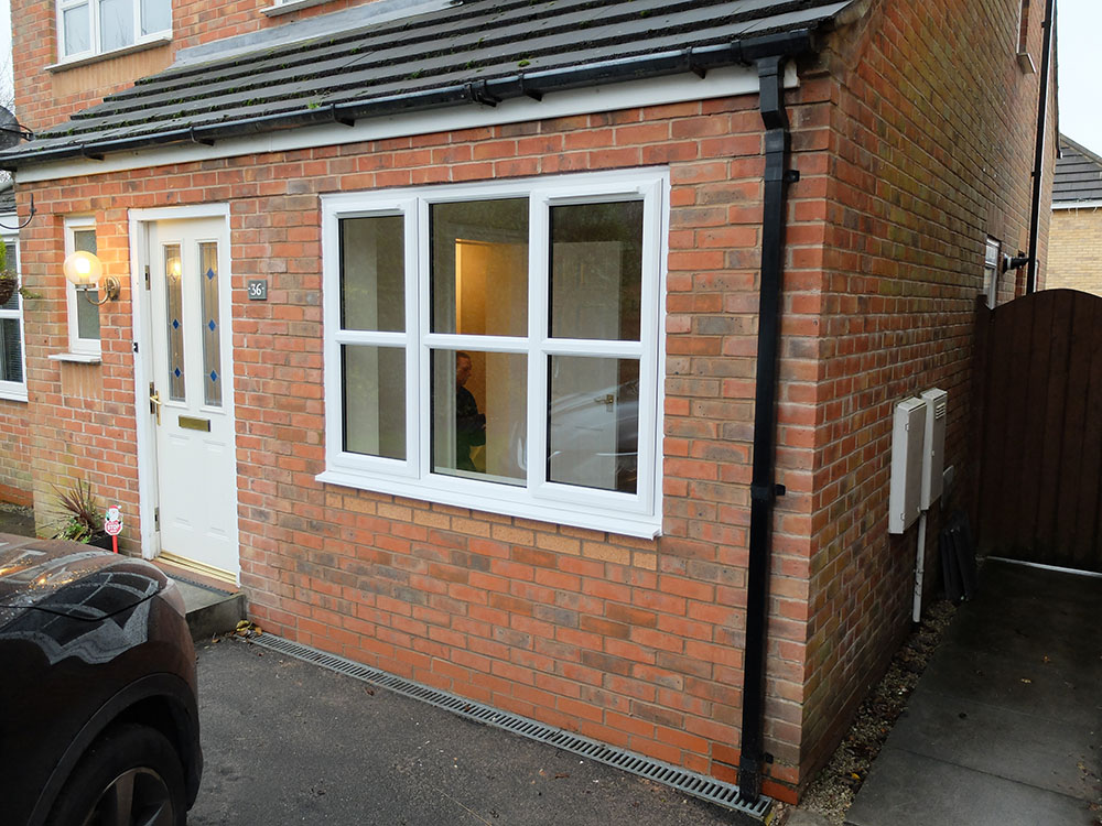 Single Garage Conversion Into Tv And Games Room More Living Space