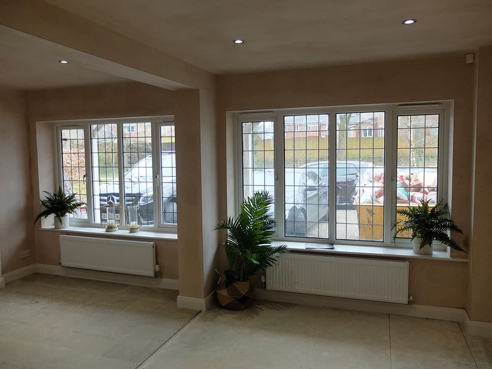 Double Garage Conversion Into Family Room Lancashire More Living Space