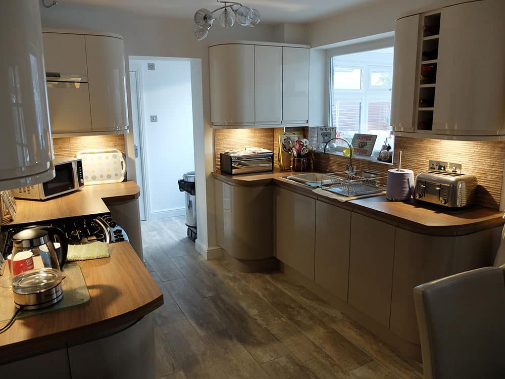 Garage Conversion into Kitchen, Utility & Shower Room by MLS