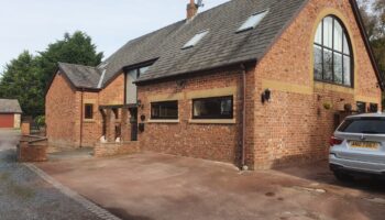Finished Exterior of Double Garage Conversion in Lytham